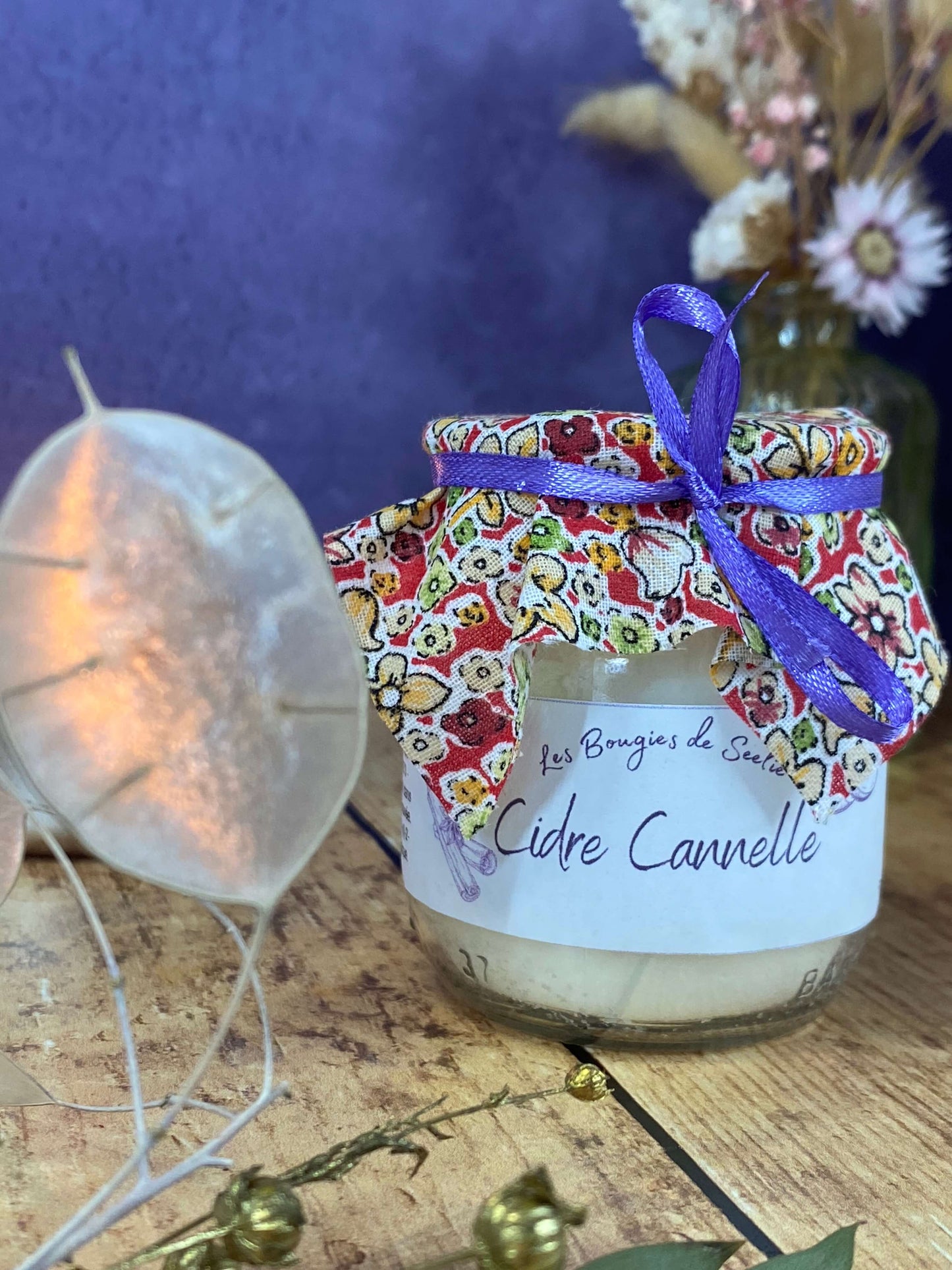 bougie pomme cannelle