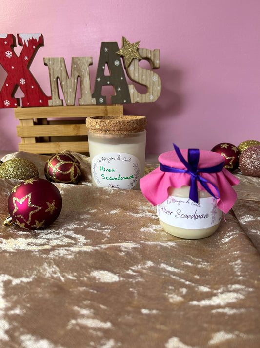 Bougie Hiver Scandinave