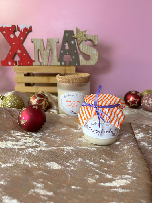 Bougie Orange Confite